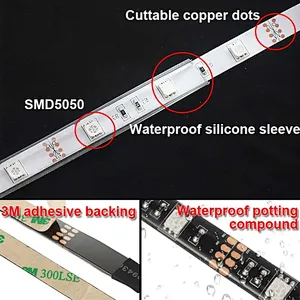 High-Brightness Smart RGB LED Strip Light